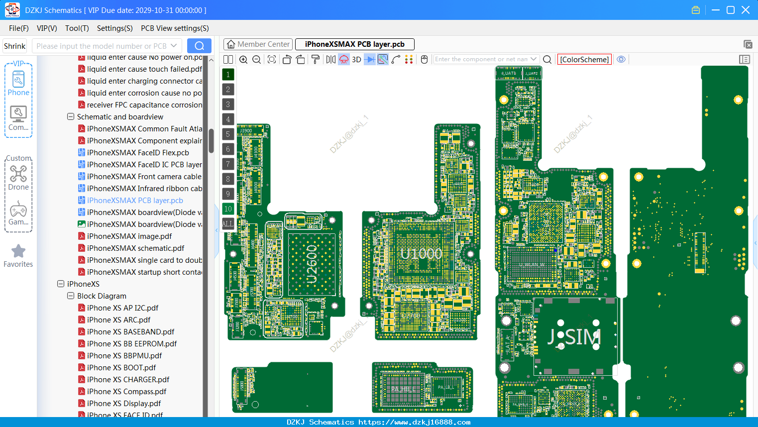 IPhoneXSMAX PCB Layer